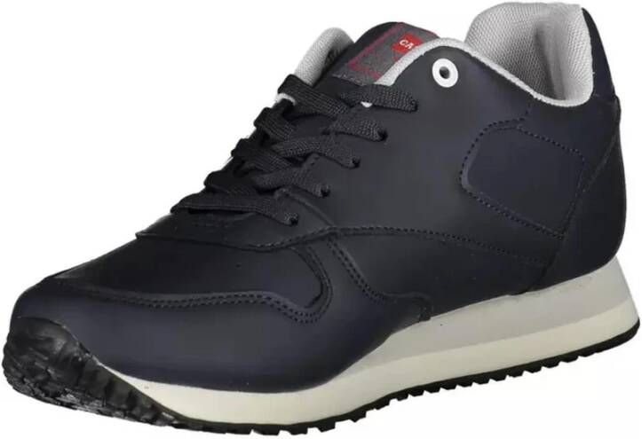 Carrera Blauwe Logo Sneaker met Contrasterende Details Blauw Heren
