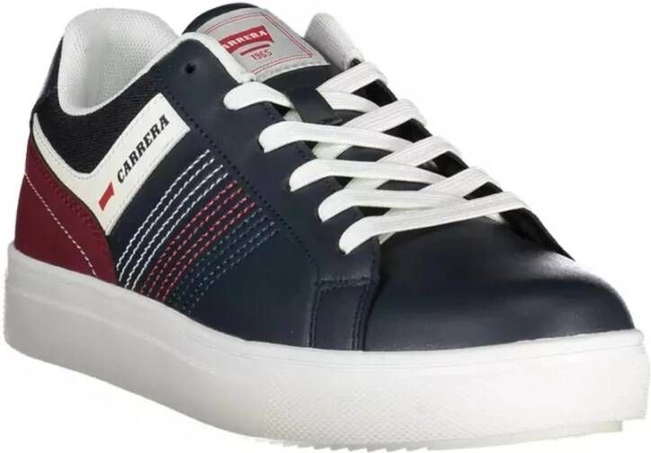 Carrera Blauwe Logo Sneaker met Veters voor Heren Blauw Heren