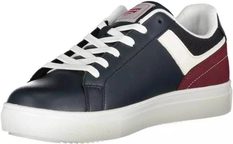 Carrera Blauwe Logo Sneaker met Veters voor Heren Blauw Heren