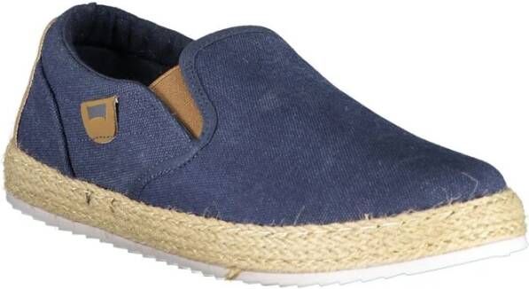 Carrera Blauwe Polyester Sneaker Contrastdetails Logo Blue Heren