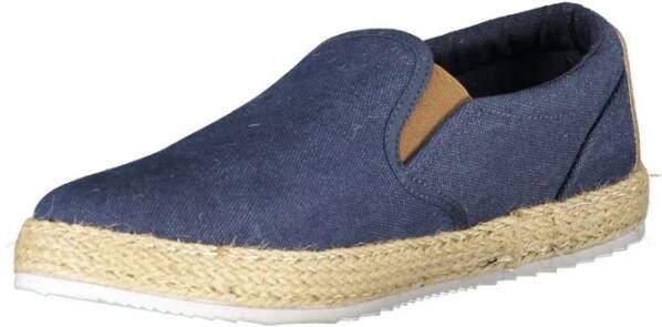 Carrera Blauwe Polyester Sneaker Contrastdetails Logo Blue Heren