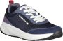 Carrera Blauwe Polyester Sneaker met Veters en Logo Blue Heren - Thumbnail 2