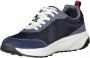 Carrera Blauwe Polyester Sneaker met Veters en Logo Blue Heren - Thumbnail 3