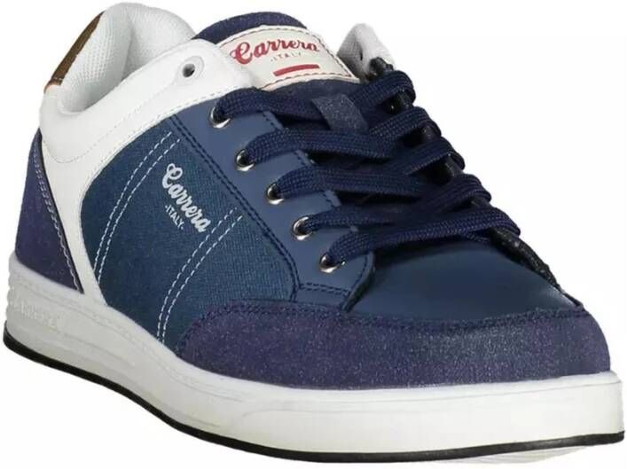 Carrera Blauwe Sneaker met Contrastdetails Blauw Heren