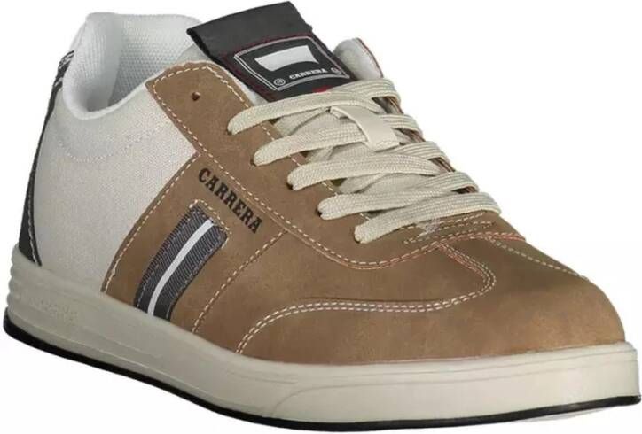 Carrera Bruine Contrast Logo Sneaker Bruin Heren