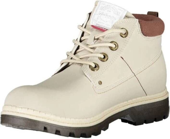 Carrera Grijze Chukka-laarzen met contrasterende details