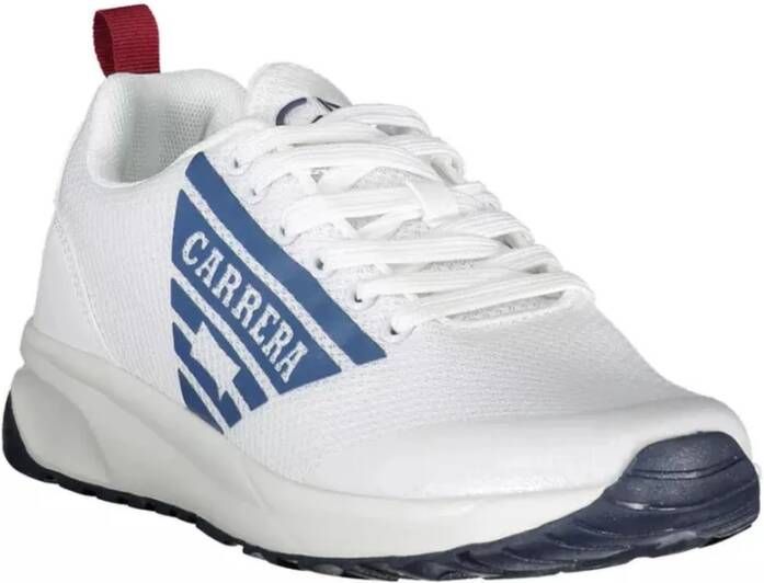 Carrera Heren Sneaker met Contrasterende Details en Logo Wit Heren