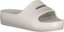 Carrera Witte Polyethyleen Plateau Slippers met Logo White Dames - Thumbnail 2