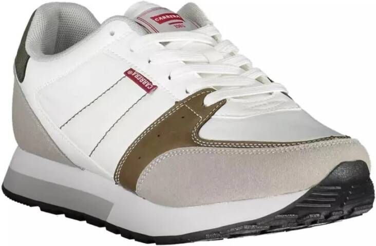 Carrera Witte Polyester Sneaker met Contrasterende Details Wit Heren