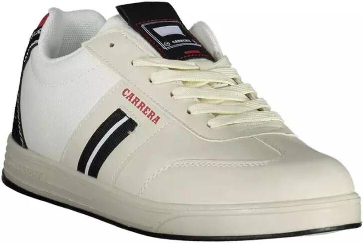 Carrera Witte Polyester Sneaker met Logo voor Heren Wit Heren