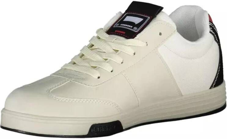 Carrera Witte Polyester Sneaker met Logo voor Heren Wit Heren
