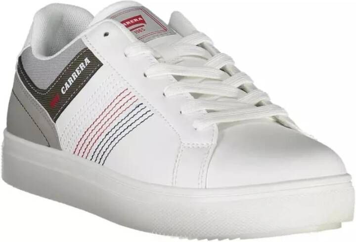 Carrera Witte Polyester Sneaker voor Heren met Contrasterende Details Wit Heren