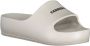 Carrera Witte Polyethyleen Plateau Slippers met Logo White Dames - Thumbnail 8