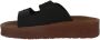 Carrera Zwarte Dubbele Gesp Plateau Sandalen Black Dames - Thumbnail 2