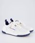 Casablanca Wit Marineblauw Court Sneakers White Heren - Thumbnail 4