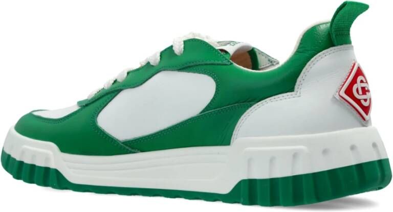 Casablanca Leren sneakers Green Heren