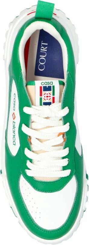Casablanca Leren sneakers Green Heren
