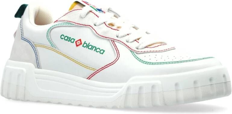 Casablanca Leren sneakers White Dames