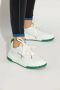 Casablanca Low-Top Sneakers Court Sneakers Leather White Green in wit - Thumbnail 3