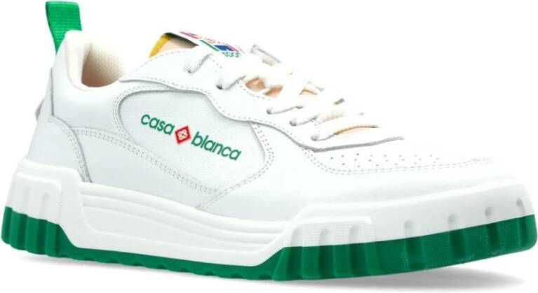 Casablanca Leren sportschoenen White Dames