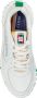 Casablanca Low-Top Sneakers Court Sneakers Leather White Green in wit - Thumbnail 7