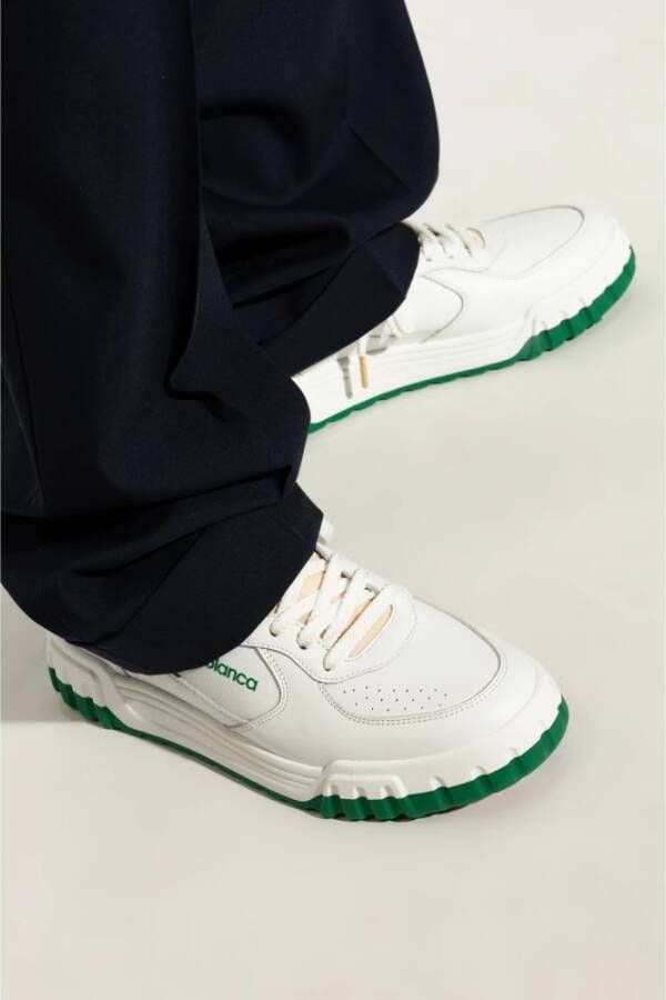 Casablanca Leren sportschoenen White Heren