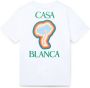 Casablanca Regenboog Paddestoel T-Shirt Wit - Thumbnail 4