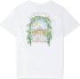 Casablanca Tennisboog Wit T-shirt - Thumbnail 2