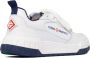 Casablanca Wit Marineblauw Court Sneakers White Heren - Thumbnail 8