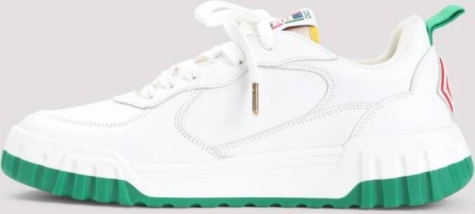 Casablanca Witte Leren Sneakers Stijlvol Comfort White Heren