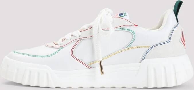 Casablanca Witte Leren Sneakers Stijlvol Comfort White Heren