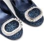 Casadei Abyss Glitter Muiltje met Kristallen Ring Hak Blue Dames - Thumbnail 5