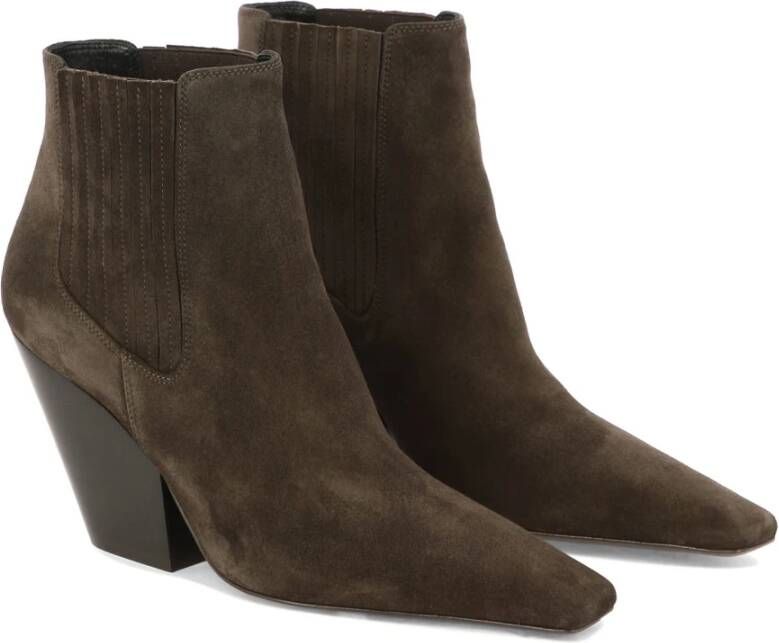 Casadei Anastasia Vulcano Enkellaarzen Brown Dames