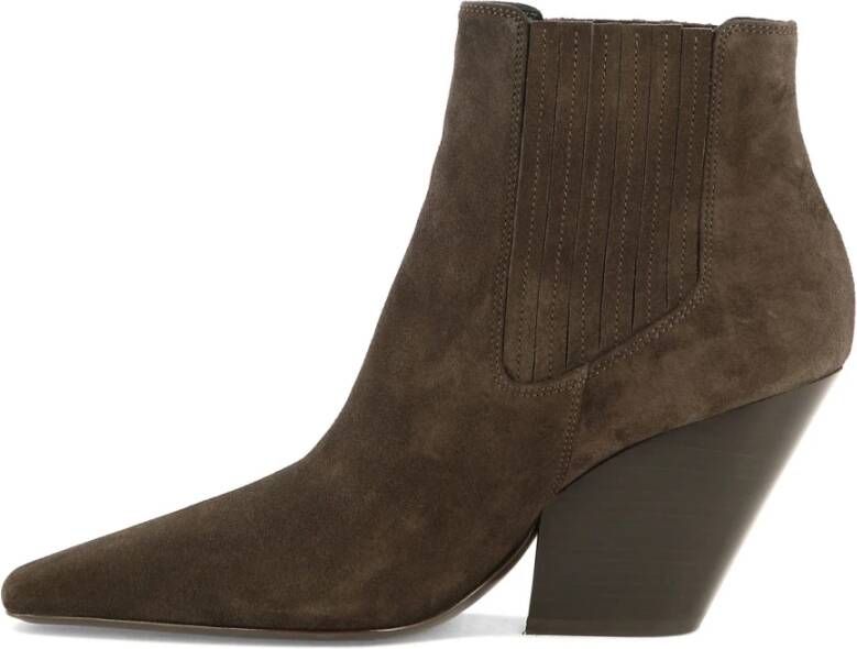 Casadei Anastasia Vulcano Enkellaarzen Brown Dames