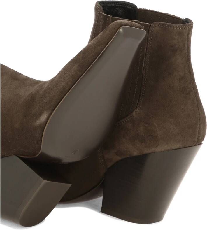 Casadei Anastasia Vulcano Enkellaarzen Brown Dames