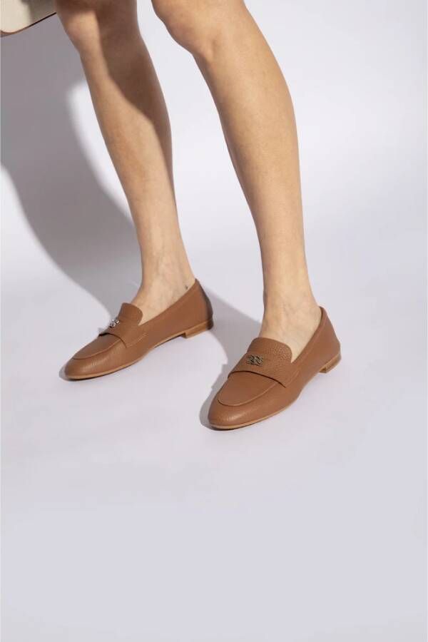 Casadei Antilope leren loafers Brown Dames