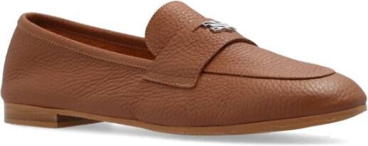 Casadei Antilope leren loafers Brown Dames