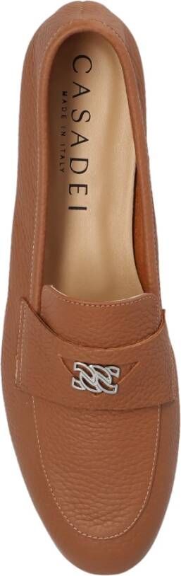 Casadei Antilope leren loafers Brown Dames