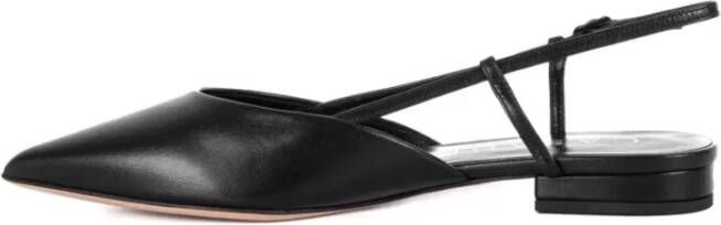 Casadei Ballerina's met open hiel Black Dames