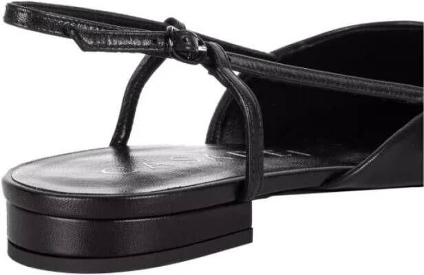 Casadei Ballerinas met open hiel Black Dames