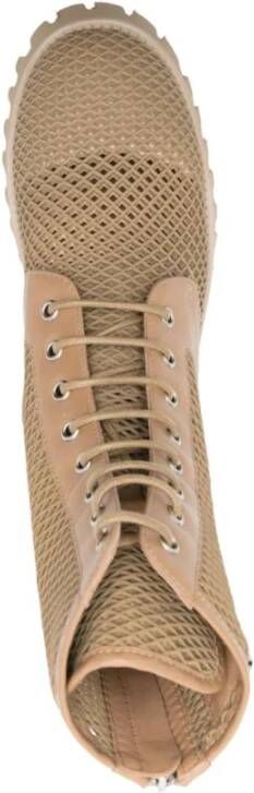 Casadei Beige Enkellaarzen Casual Closed Flats Beige Dames
