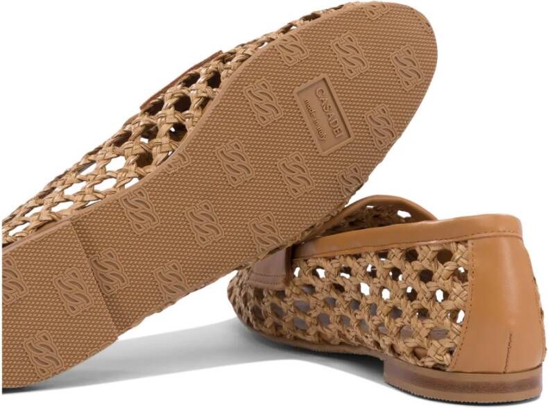 Casadei Beige Loafer Schoenen voor Vrouwen