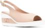 Casadei Beige Open Wedge Sandalen voor Vrouwen Beige Dames - Thumbnail 2