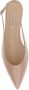 Casadei Beige Slingback Balletschoenen Patentleer Beige Dames - Thumbnail 4