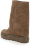 Casadei Taupe Suède Omgeslagen Rand Laarzen Beige Dames - Thumbnail 3