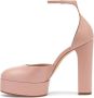 Casadei Betty Slingback Leren Platform Schoen Pink Dames - Thumbnail 3