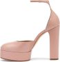 Casadei Betty Slingback Leren Platform Schoen Pink Dames - Thumbnail 3