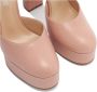 Casadei Betty Slingback Leren Platform Schoen Pink Dames - Thumbnail 5