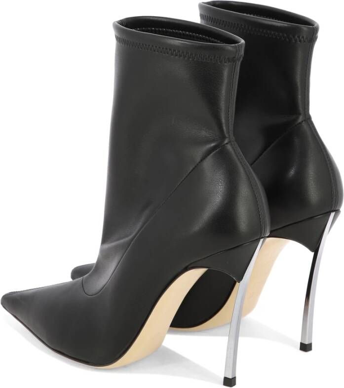 Casadei Blade Lab Enkellaarzen Black Dames