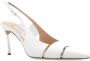 Casadei Blade leren pumps White Dames - Thumbnail 4